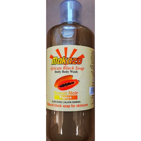Makazo African Liquid Black Soap - Aloe Vera 977ml